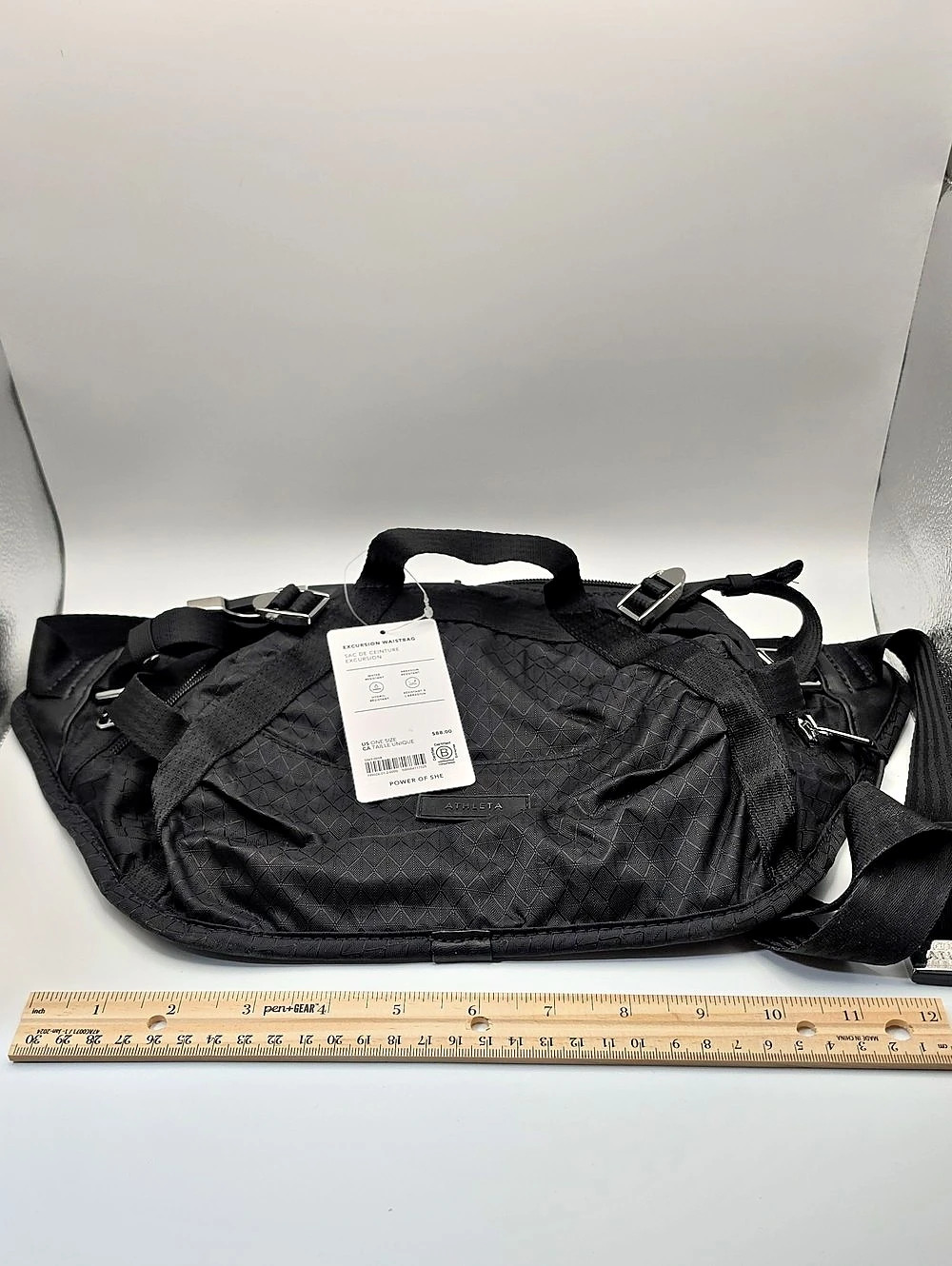 Athleta Excursion Large Belt Bag Black
